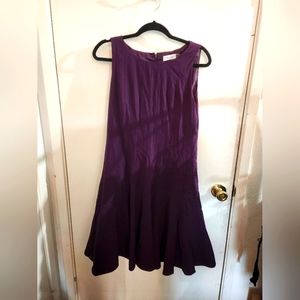 Calvin Klein Purple Cocktail Dress 10 petite